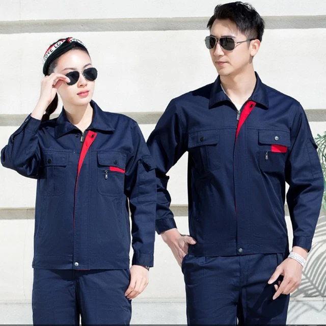 
Autumn and winter labor protection work clothes suit men a complete set of wear-resistant factory clothes tooling site labor con 