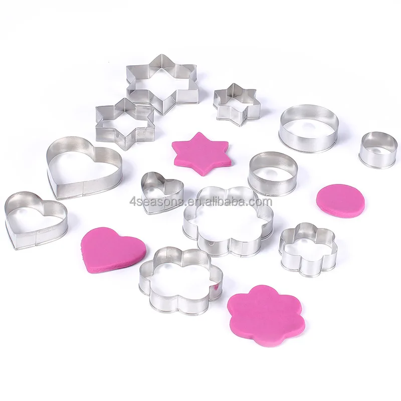 Stainless steel metal cookie cutter