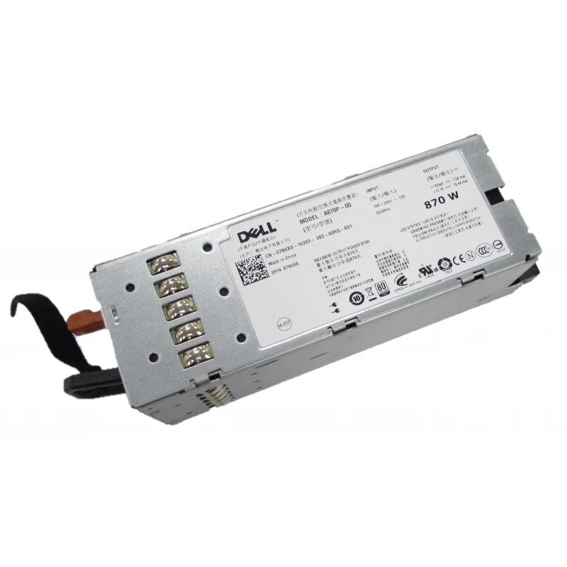 Original 870W Power Supply for Dell PowerEdge R710  T610 workstation  07NVX8  0YFG1C (1600434490087)