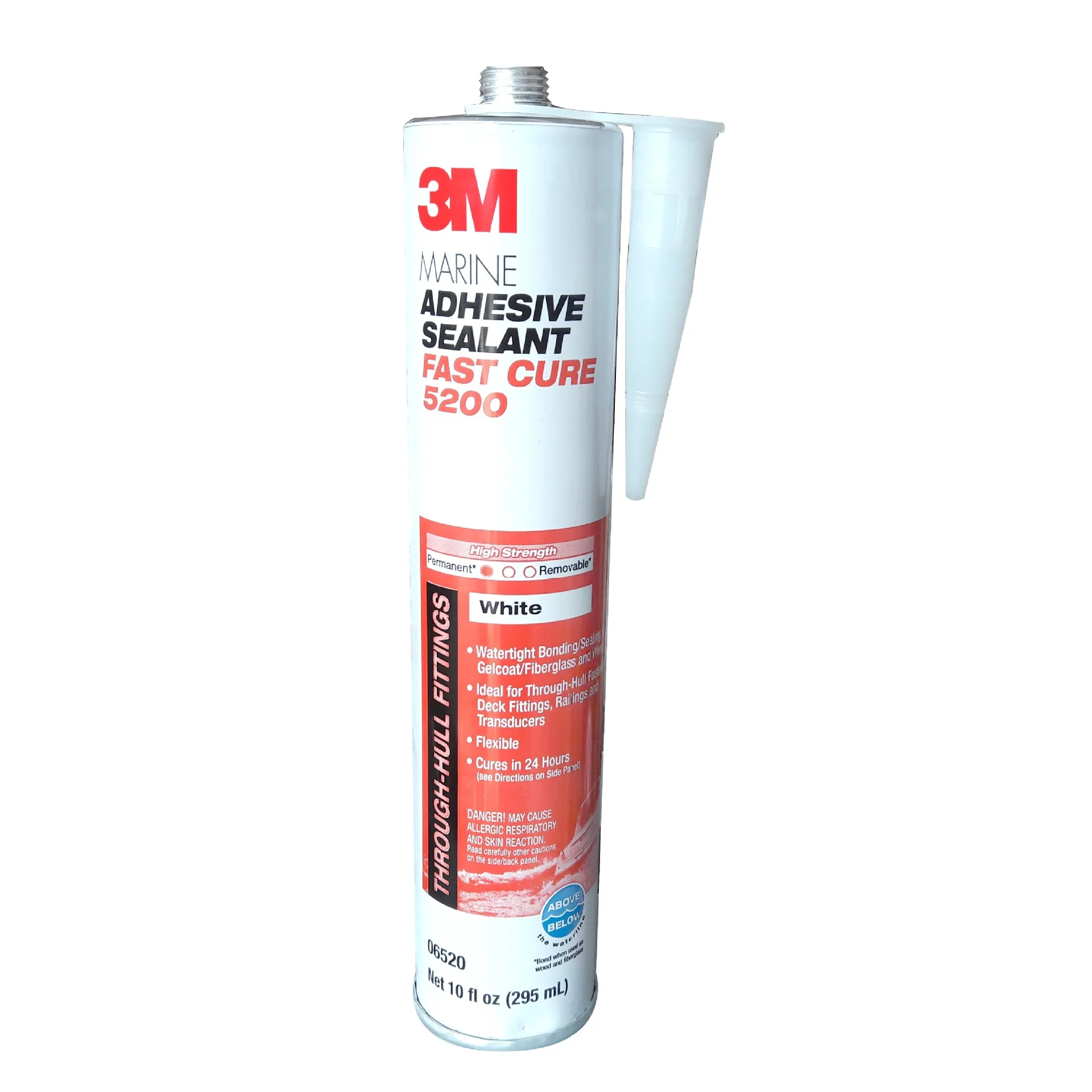 3M 5200 FC 295 ml Capacity White Pkg Qty 12 High-strength Marine Adhesive Sealant
