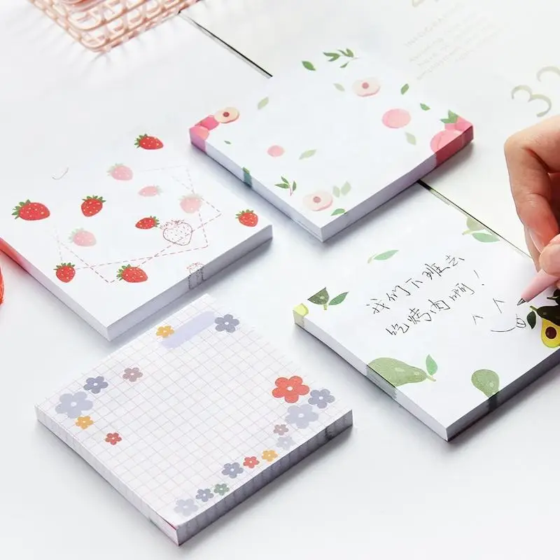 Cute Cartoon Diary Memo Pad Message Notes Decorative Notepad Sticky Unique Journals