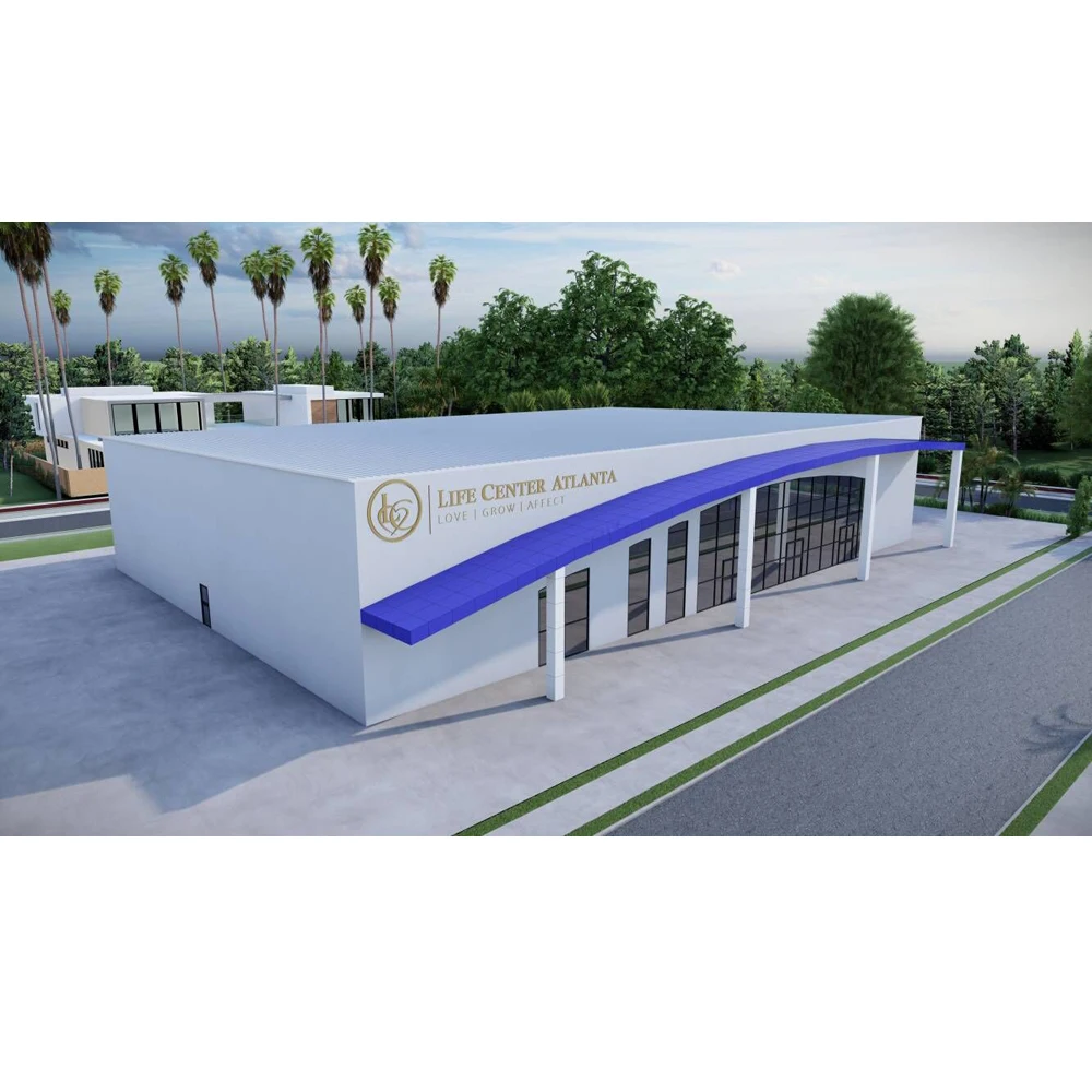 Prefab steel frame storage design steel structure warehouse building Construction Prefabricated Warehouse