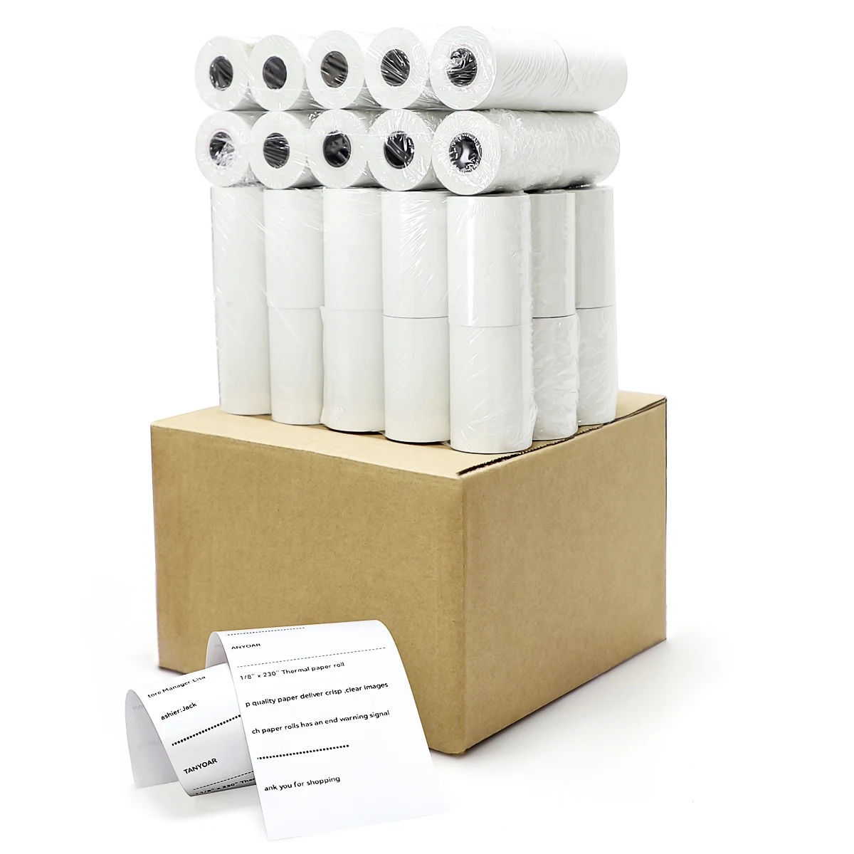 Customize till roll pos paper 48g 55g 70g cheap price 57*40mm 80*80mm a grade thermal paper rolls