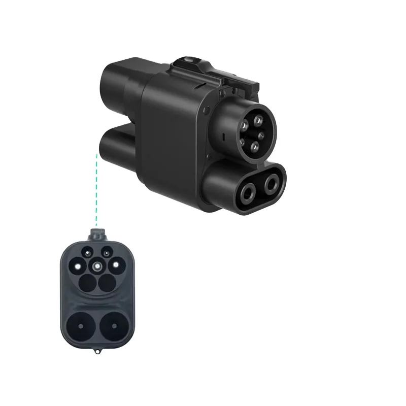 CCS2 to CCS1 EV Connector 200A 250A DC 250KW 1000V DC Charging Adapter Fast Charging CCS2 To CCS1 Adapter