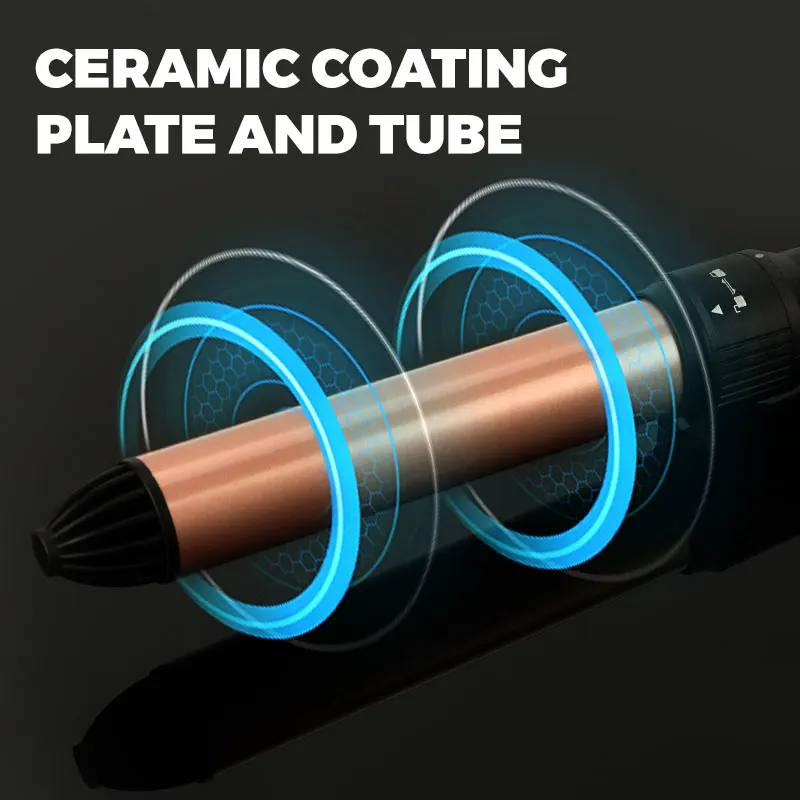 Interchangeable Wand Head Multifunctional Hair Curling Iron With Hair Straightener Brush Professional Ceramic Hair Curler