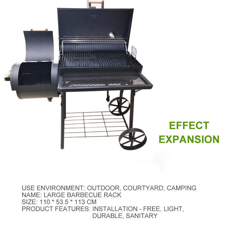 High Quality Wholesale Custom Cheap wood pellet smoker stainless steel charcoal bbq grill outdoor