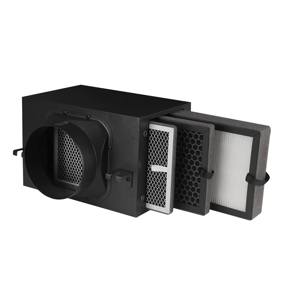 
High Quality PM 2.5 Hepa Filter Box Industrial Carbon Filter for HVAC Air Purifiers HEPA & Active Carbon 8