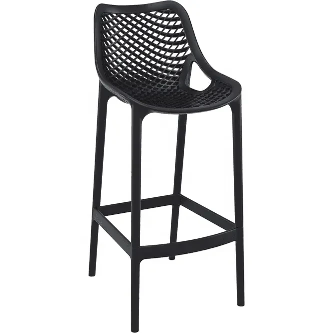 China supplier Modern Mesh restaurant Chair Wholesale  Dining Room barstools Home Furniture Design Plastic Classic Style Chair