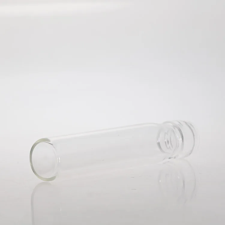 Glass Tube Clear Liquor Wine Bottles For Drinking