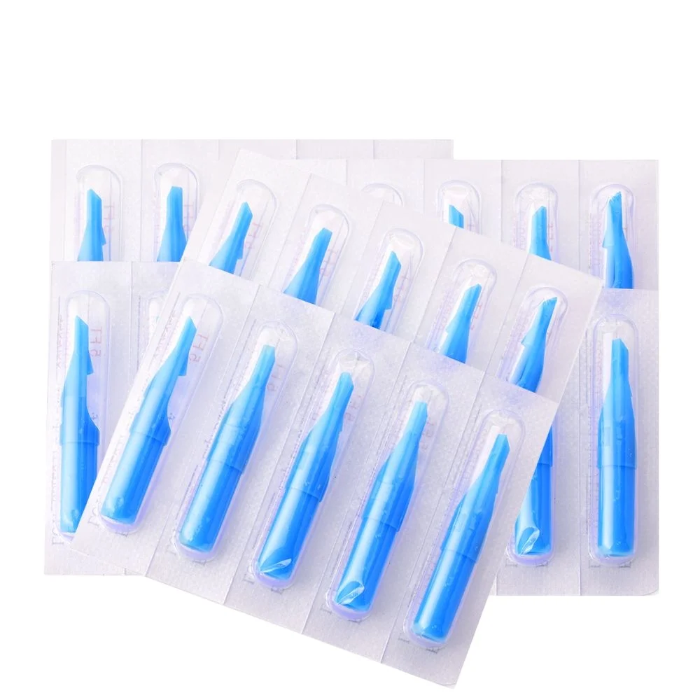 50pcs DT/RT/FT  Permanent Makeup Tips Disposable Tattoo Needle Tips Plastic Nozzles Needle Tips for Tattoo Machine