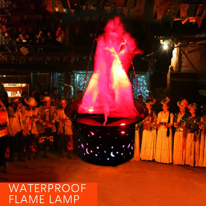 CH 50W hang Led Fire Flame Machine Fire Flame Light Artificial Flame Fire for Party Stage
