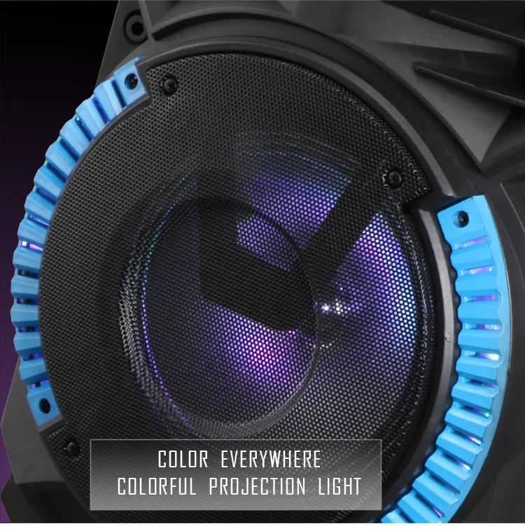 Hot Sale Outdoor Speaker Wireless Portable Blue tooth With Microphone Trolley Blue tooth Speaker