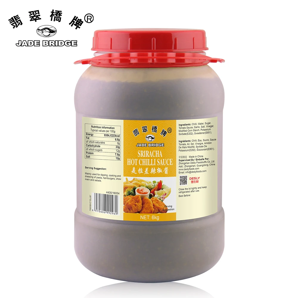 Squeeze Bottle Sauce Bulk Wholesale For Supermarket Hot Chili Sauce Sriracha Sauce