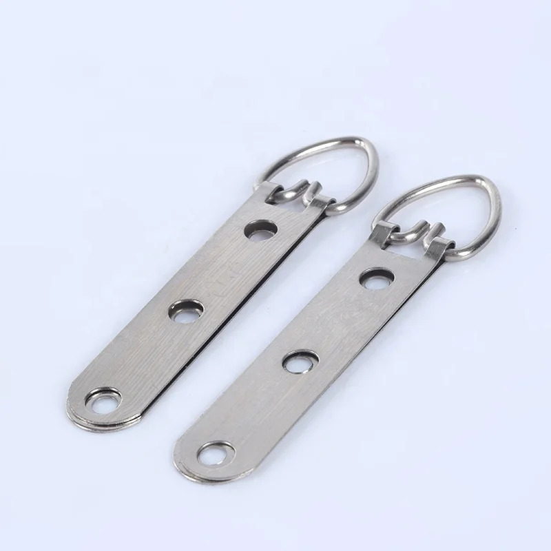 Wholesale Photo Frame Hook Metal Photo Mirror Frame D-Ring Hanger Nickel Plated keyholes Hanger