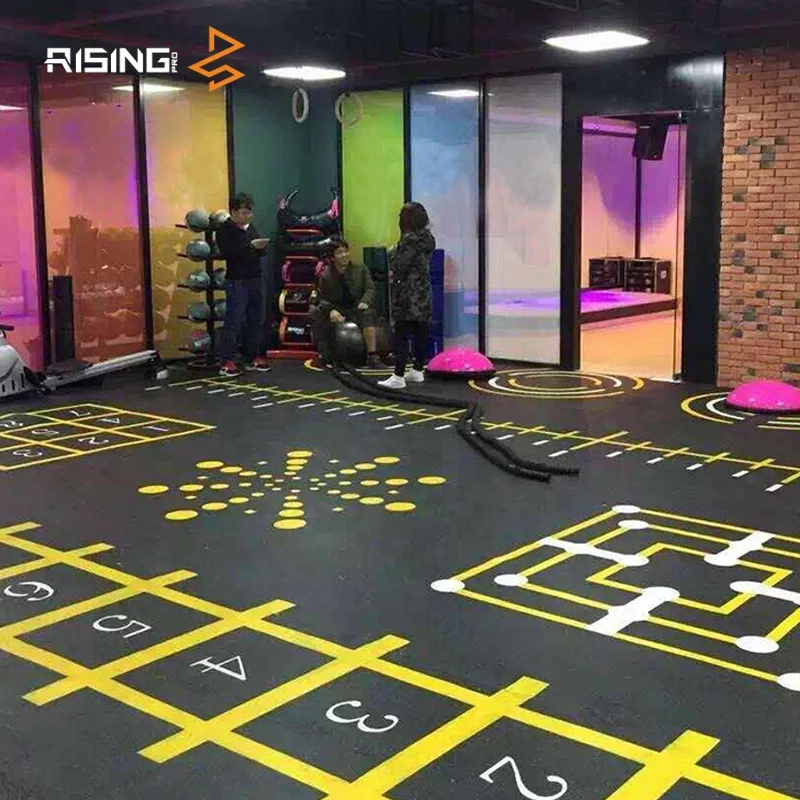Rising china gym PVC floor pvc sports flooring vinyl flooring gym