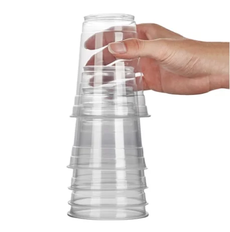 Hot sale Customized new design clear transparent disposable PP PET plastic drinking cup with lid can be wildly used
