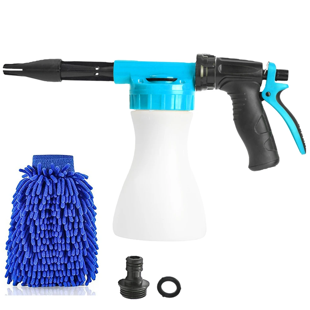 Высококачественная пенная Автомойка низкого давления 900 мл бутылка для снега набор пистолетов