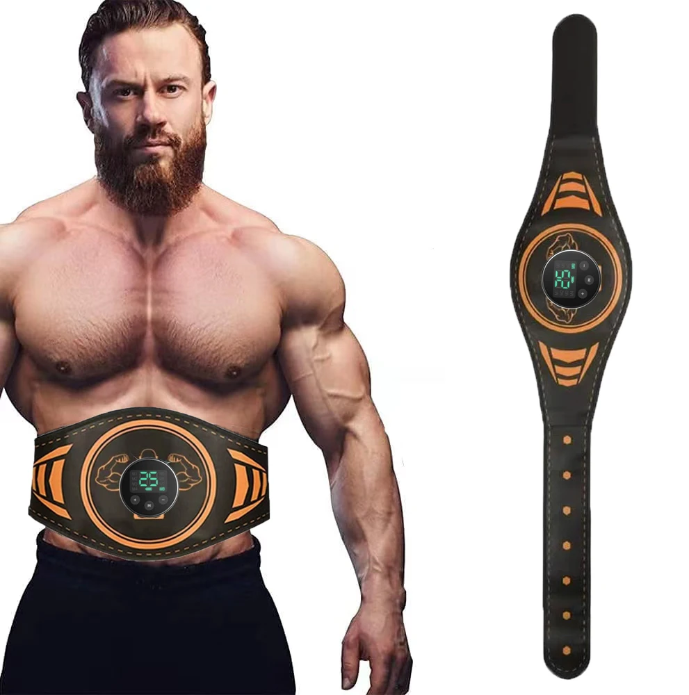 new products 2024  Ems Muscle Stimulator Fat Burning Slimming Weight Loss Belt Male Belly EMS  Belt 8 modes 25 levels