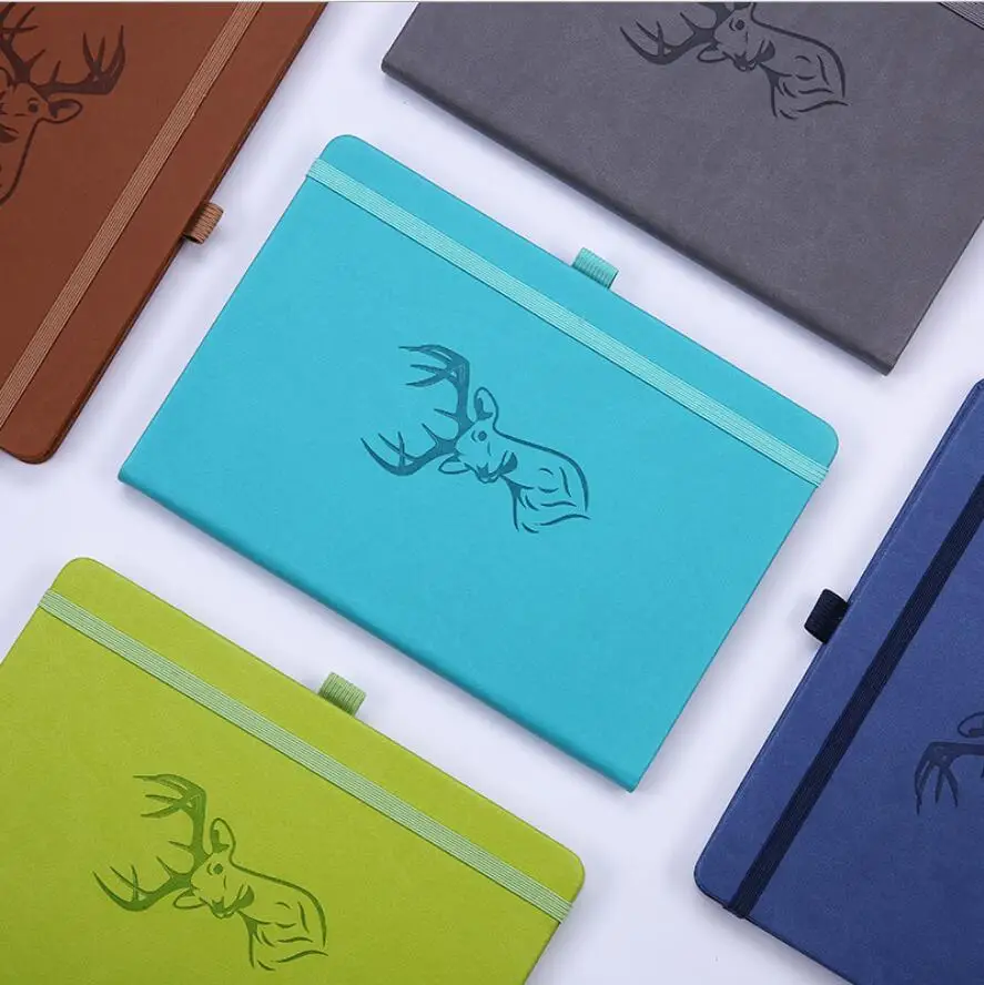 
China Factory Custom Produce Pu Leather Hardcover Notebook 