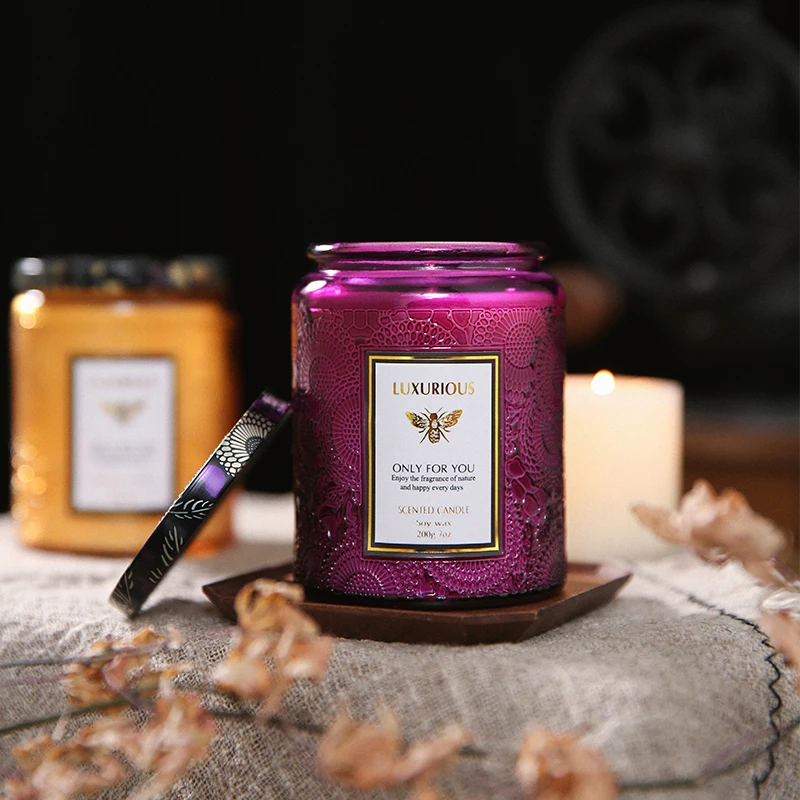 Wholesale Handmade Wedding Birthday Aromatherapy Candle Natural Soy Wax Scented Candles