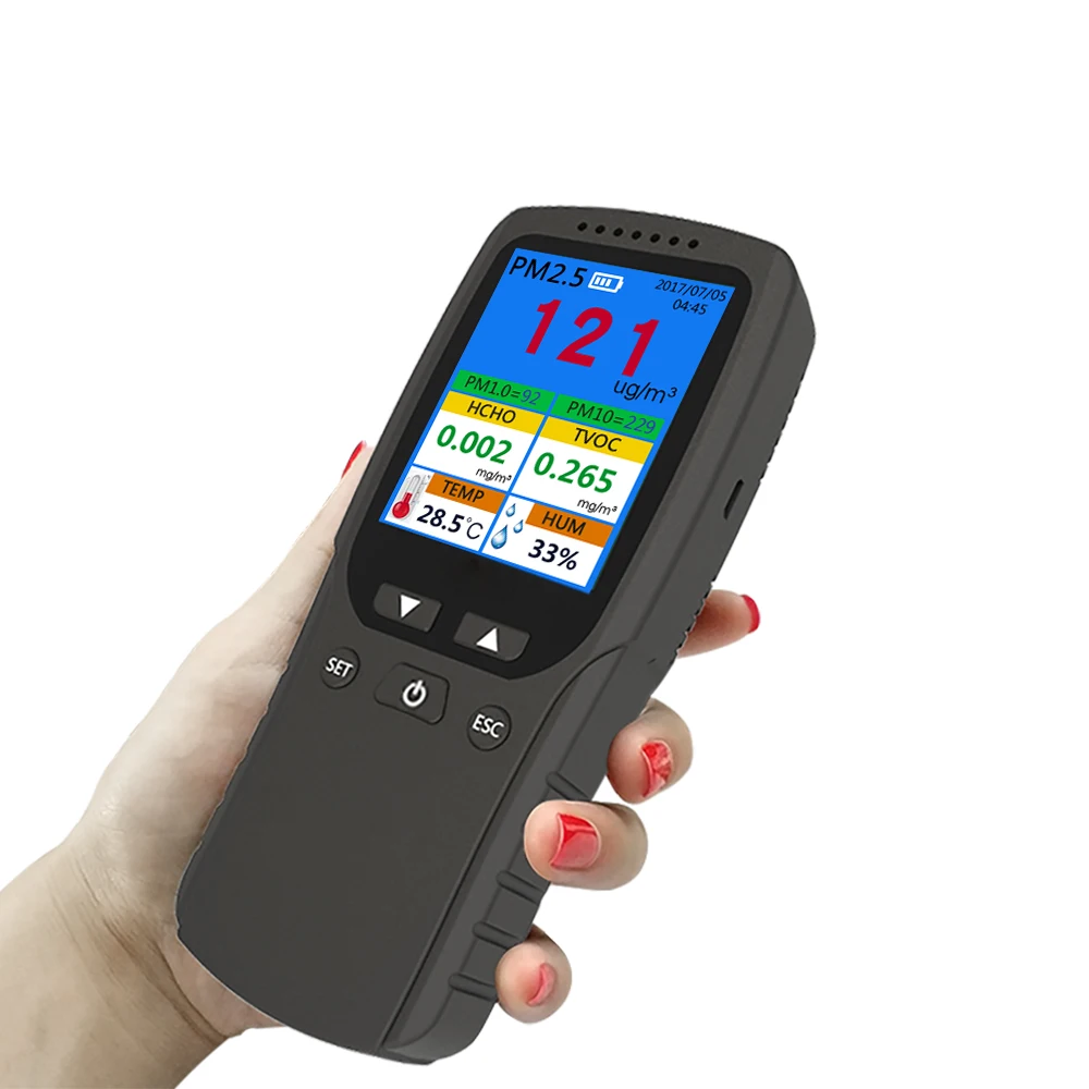 Детектор качества воздуха Pm2.5 приборы и измеритель температуры влажности детектор
