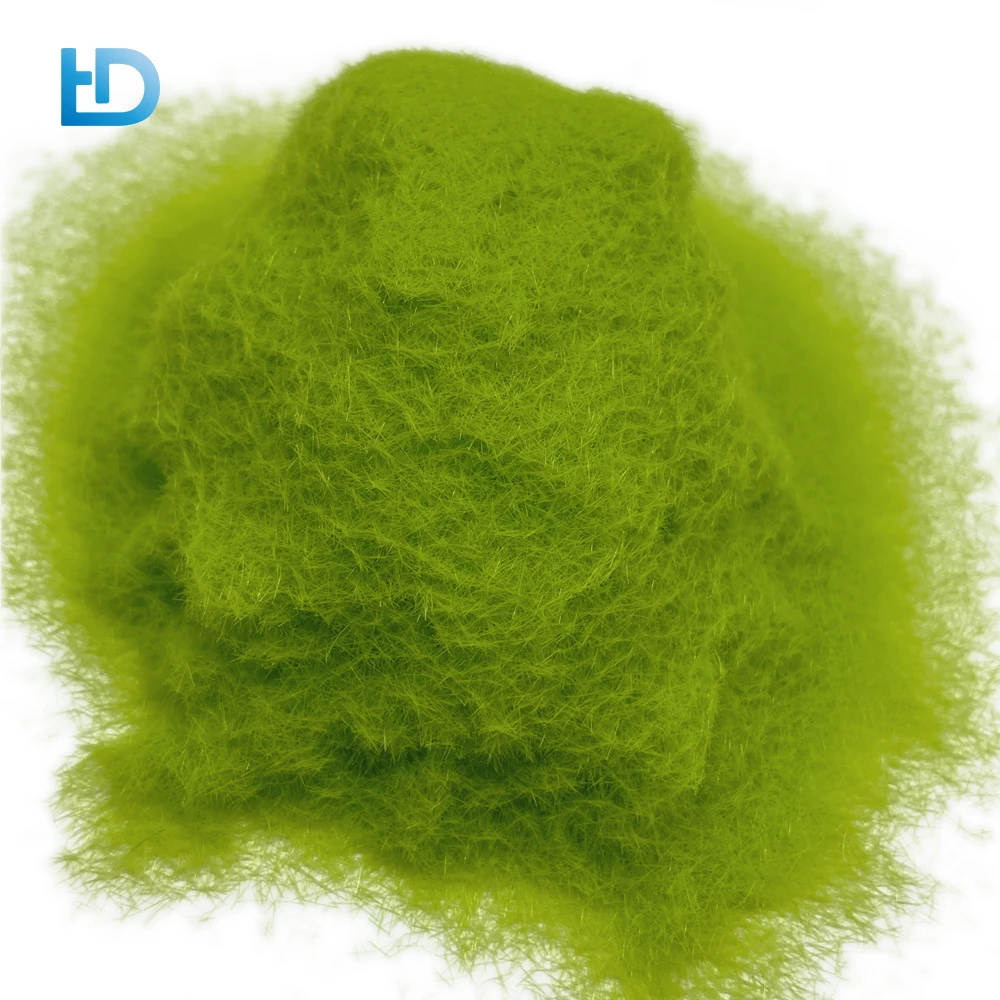 Green 3mm Nylon Flocking Powder for Miniature House Grass