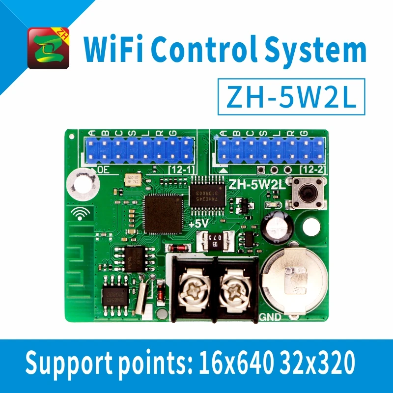 ZH-5W2L WIFI controller p10 outdoor led display screen controller card
