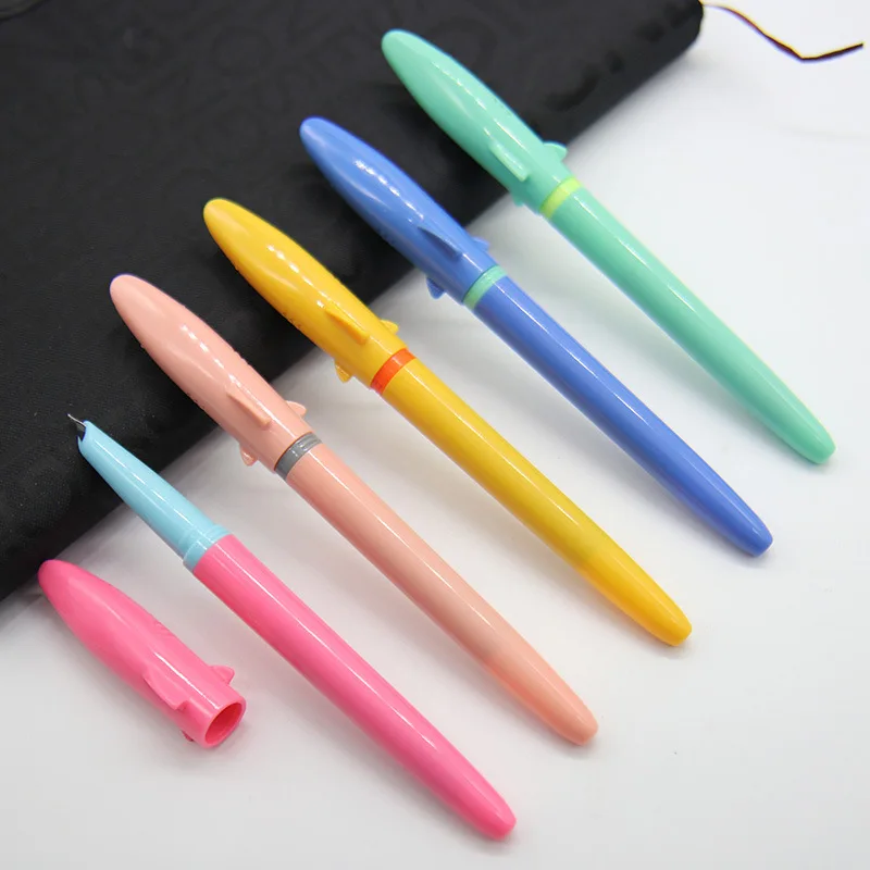 Kawaii 2022 New Design Shark series Promotional Plastic Novelty Fountain Pen With Custom Logo