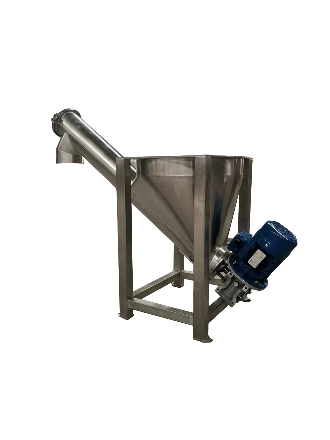 U Shape Screw Conveyor with Square Hopper