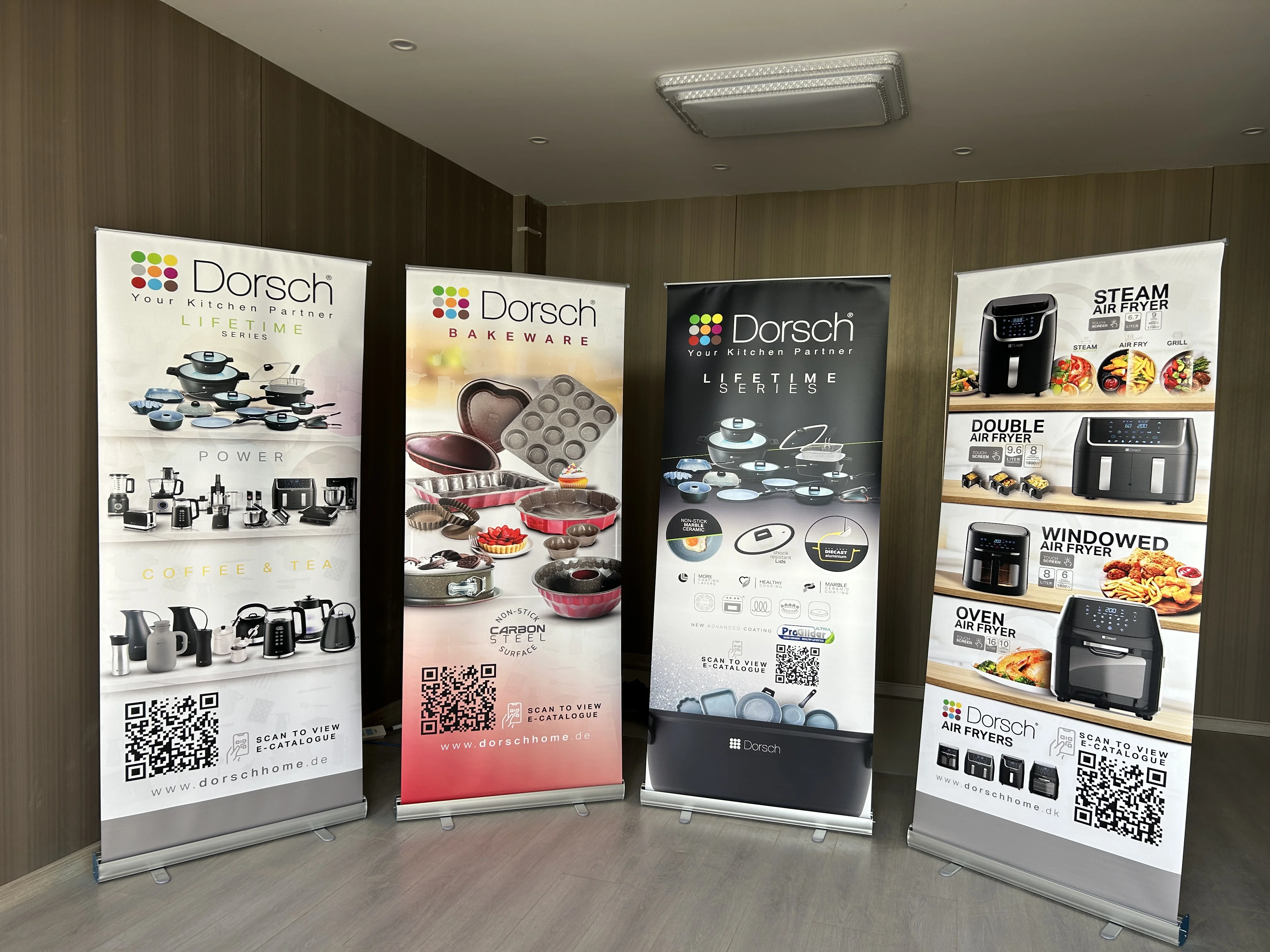 Best Selling Classic Aluminum  Retractable Roll-Up Marketing Banner Kakemono Advertising Background Banner Stand