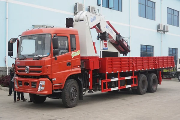 6*4 Dongfeng 50 ton lifting cranes price