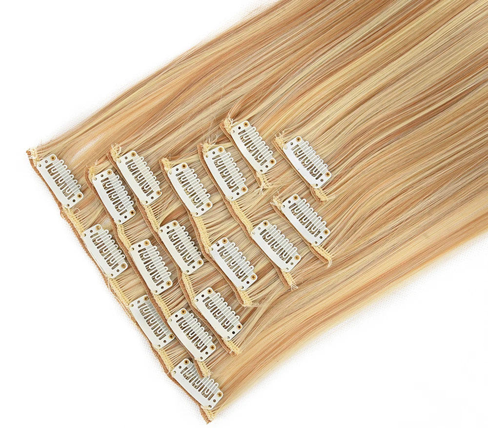 Extensions manufacturer wholesale raw human hair clip ins remy  extensions