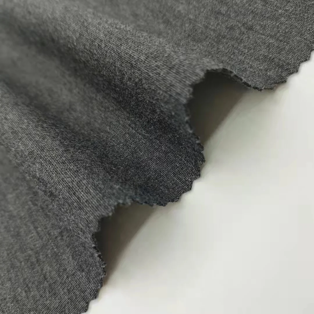 Casualwear 300gsm ponte roma fabric knitted plain rayon nylon spandex fabric for underwear