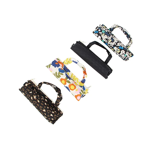 Three folding Japanese Portable tiny women umbrella with carrying pouch