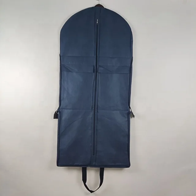 High Quality Newest Design Canvas Suit Cover Large Garment Suit Bags Cover