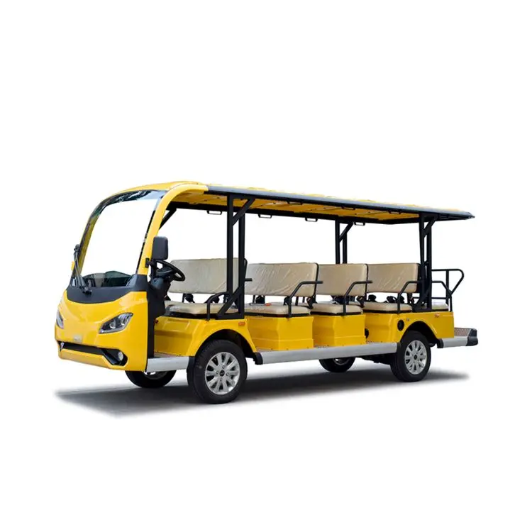 Китай, оптовая продажа, Электрический туристический достопримечательный автомобиль/классический ретро-автомобиль с питанием от аккумулятора и 14 сидениями