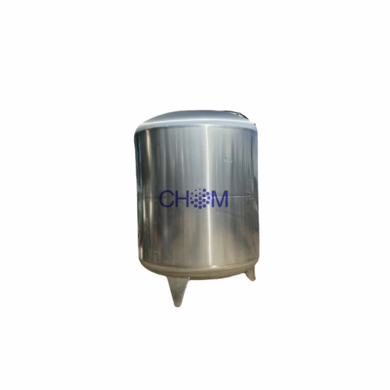 Vertical single-layer horizontal storage tank for conical alcohol precipitation of raw water