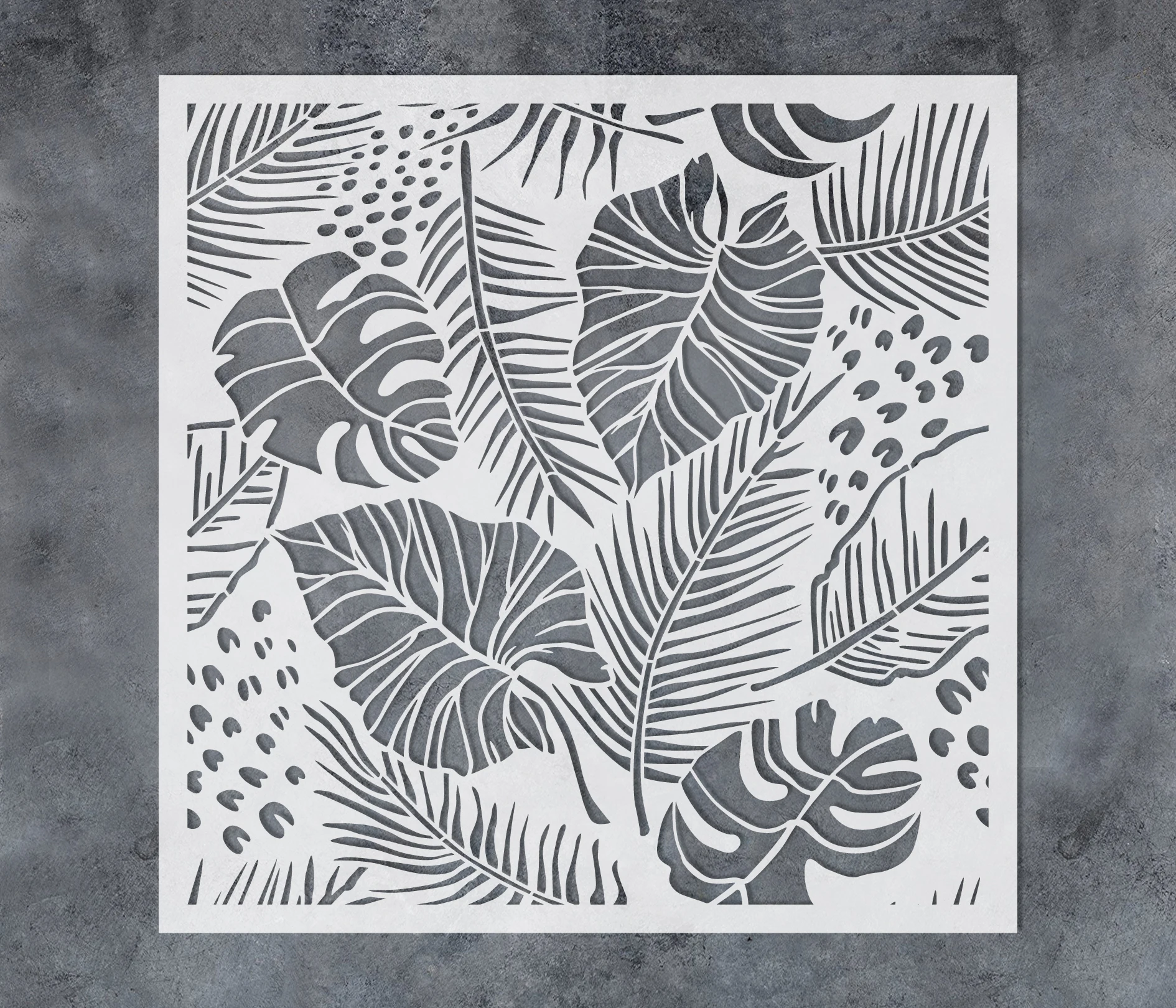 Reusable Floral Wall Stencils,Large Allover Wall Stencils,Flower Wall Stencil for Painting instead of Wallpaper