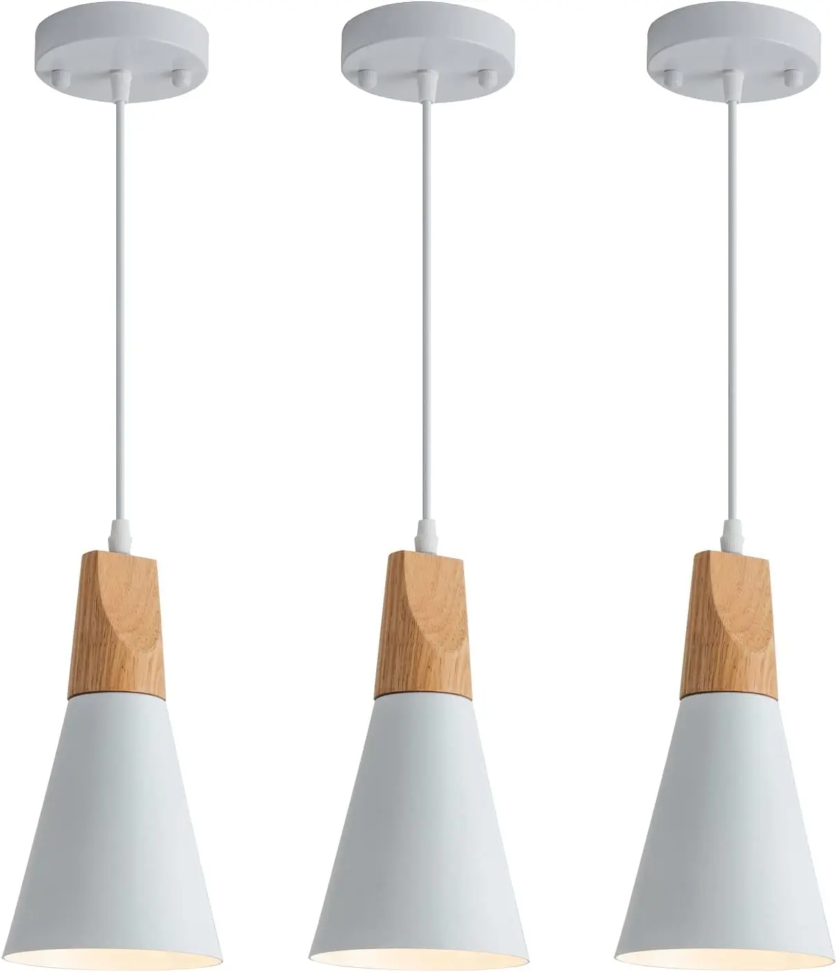 OEM ODM factory direct sell simple luxury style wood metal bulb pendant chandelier indoor lighting lamp for decor