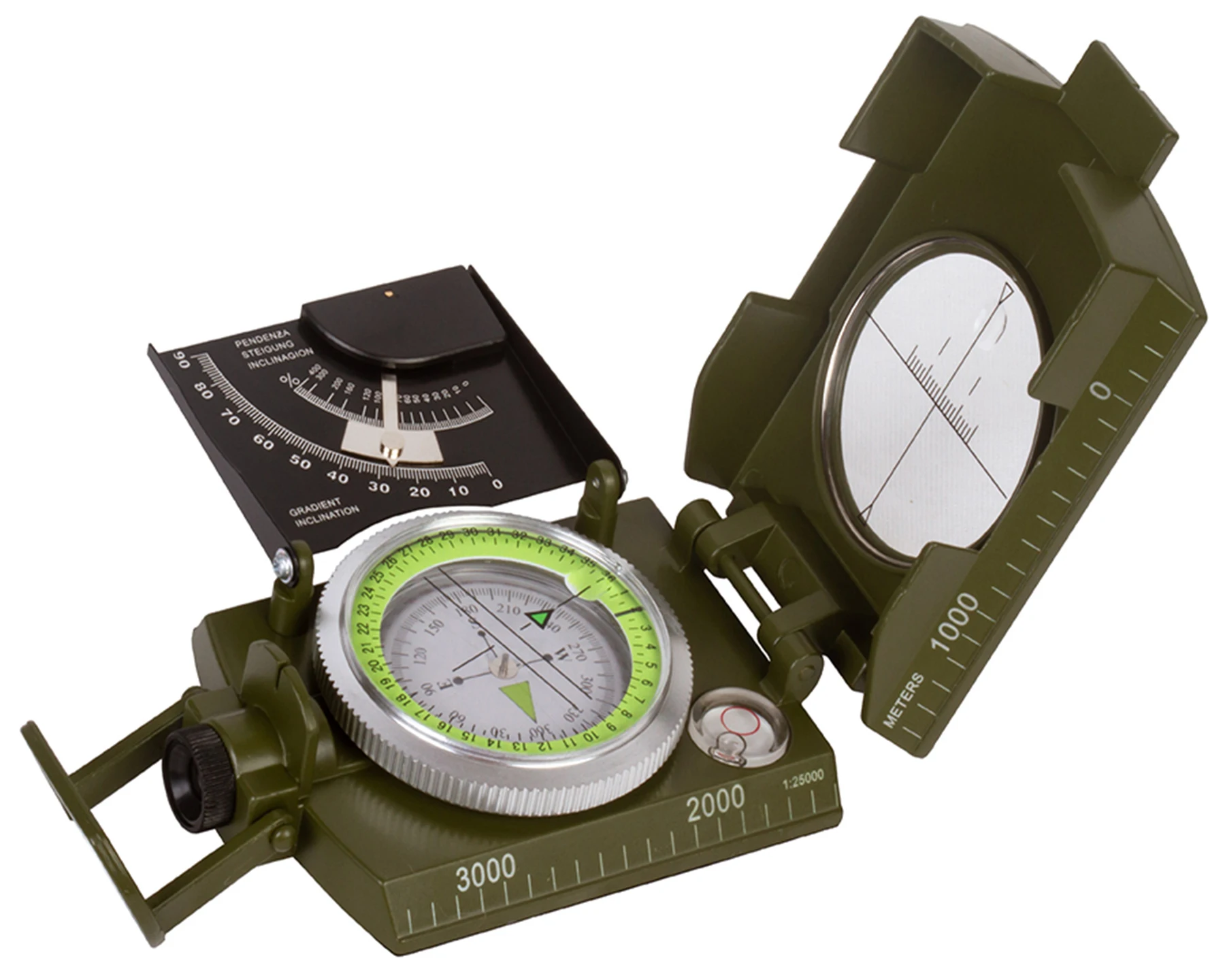 
Metal Army Military Compass Waterproof ,Foldable Design with Map Scales for Navigation , Hunting ,Hiking ,Camping 
