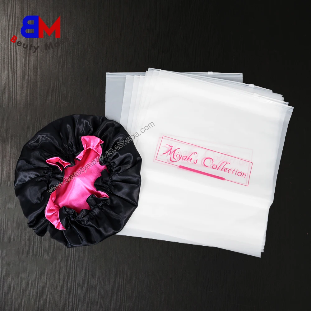 Transparent Plastic Zip Lock Packaging Bags Customized Logo Zipper Recyclable Bag With Slider