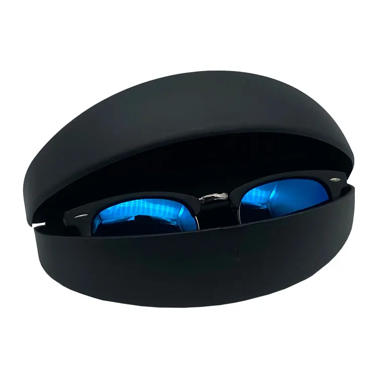 Black Plastic Hard Shell Sunglasses Case Oversized Sunglasses Packaging Set Wholesale