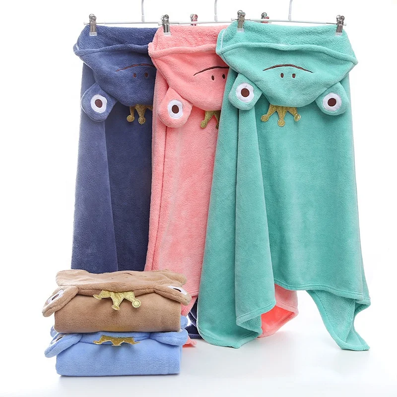 Kids Bath Towels Premium Hooded Towel Swimming Bathrobe for Toddlers Coral Fleece for Boys Girls Extra Large 28x55 Inch Child