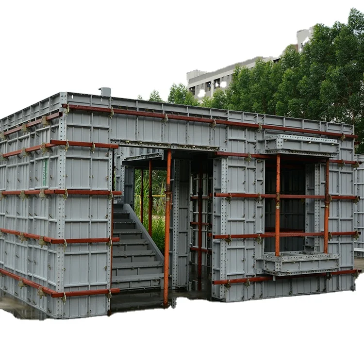 Лидер продаж, система опалубки для бетона, 320 раз многоразовая алюминиевая опалубка для строительства