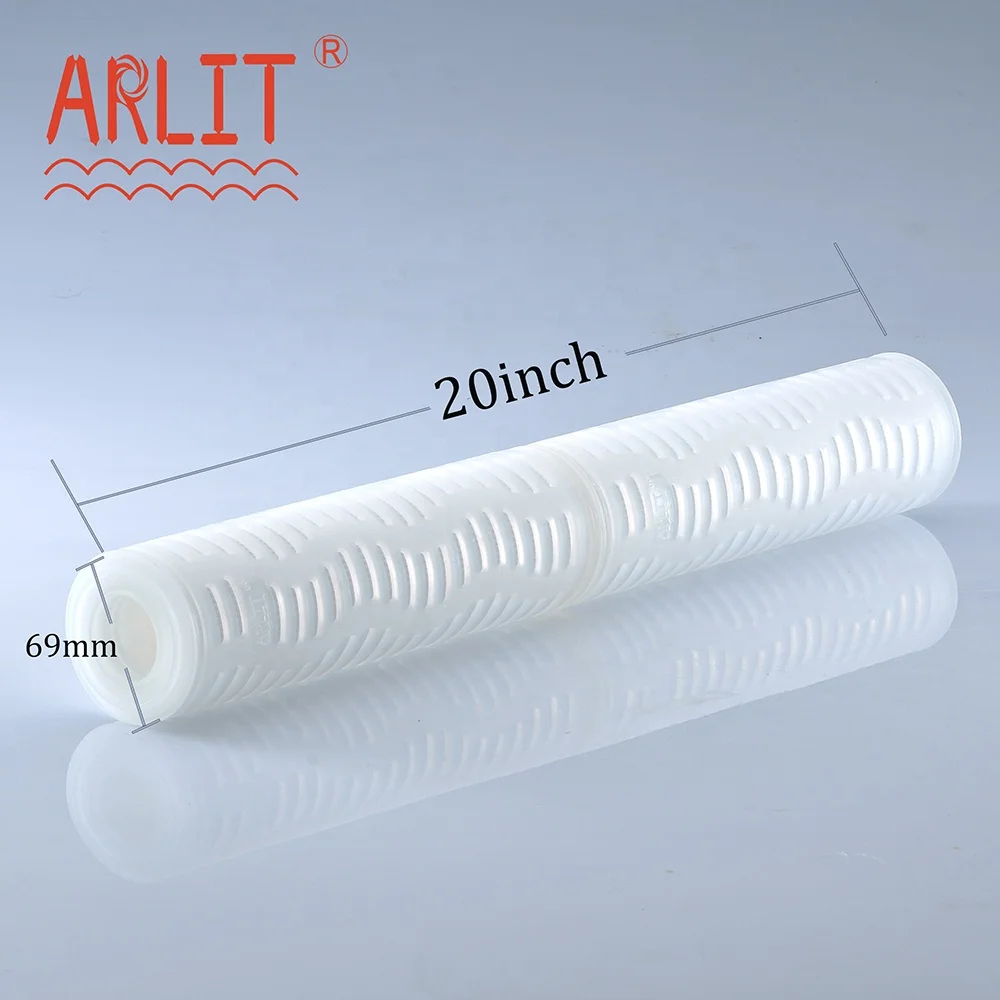 20 inch PES Microporous Folded Filter 0.2 micro membrane filter