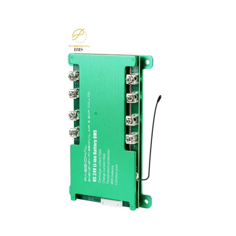 8S 24V 100A Lithium battery  BMS board 3.2V LFP PCB protection for battery electric vehicle ebike scooter EV  Energy storage