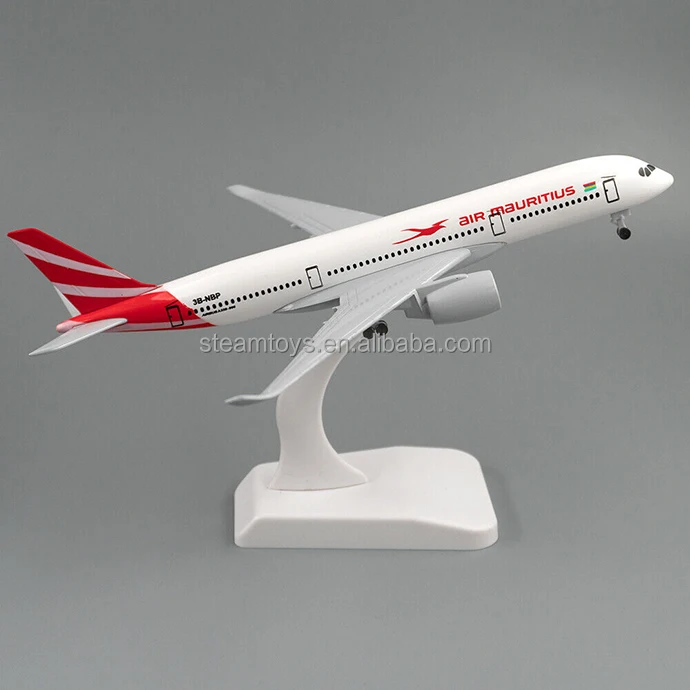 20cm Metal Aircraft Model Air Mauritius A350 Boeing Diecast Airplane Model Airliner Models Vehicle Toy Boys Gift