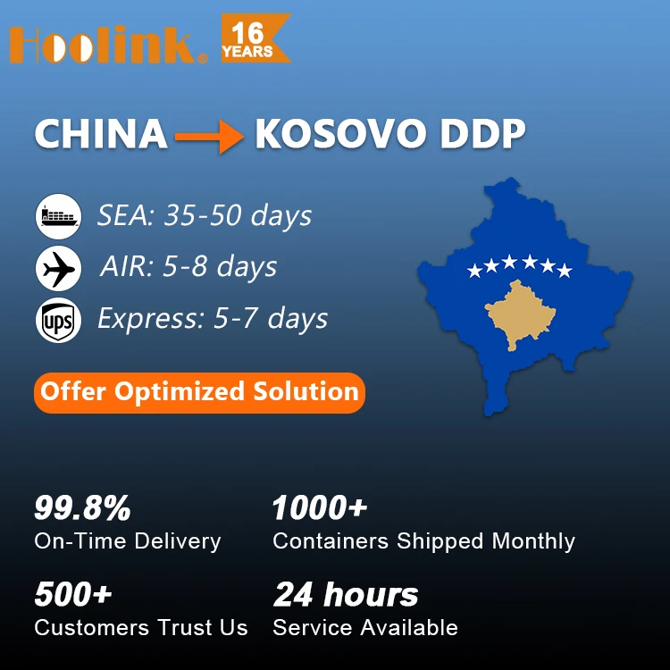 Fast Cargo Sea Air Transport Freight Forwarder LCL FCL Container Shipping Logistic Agent Service From In China to Kosovo