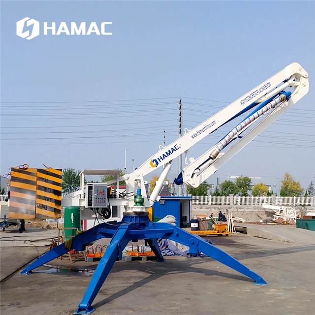 mobile 32M hydraulic spider placing boom concrete schwing placing boom placer concretes pumps price for sale