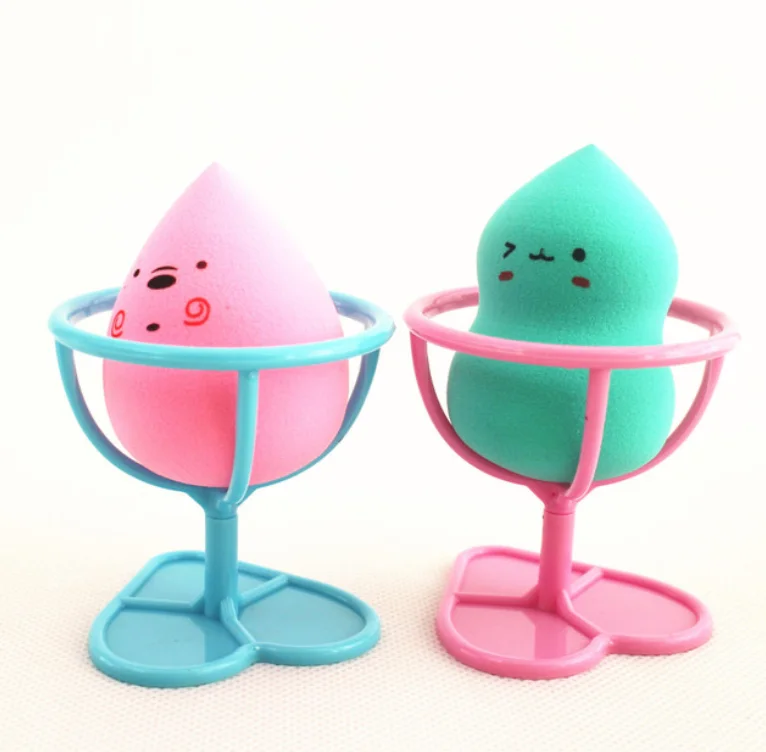 
Makeup Sponge Drying Plastic Makeup Sponge Holder Cosmetic Plastic Beauty Drying Stand Makeup Puff Colorful 